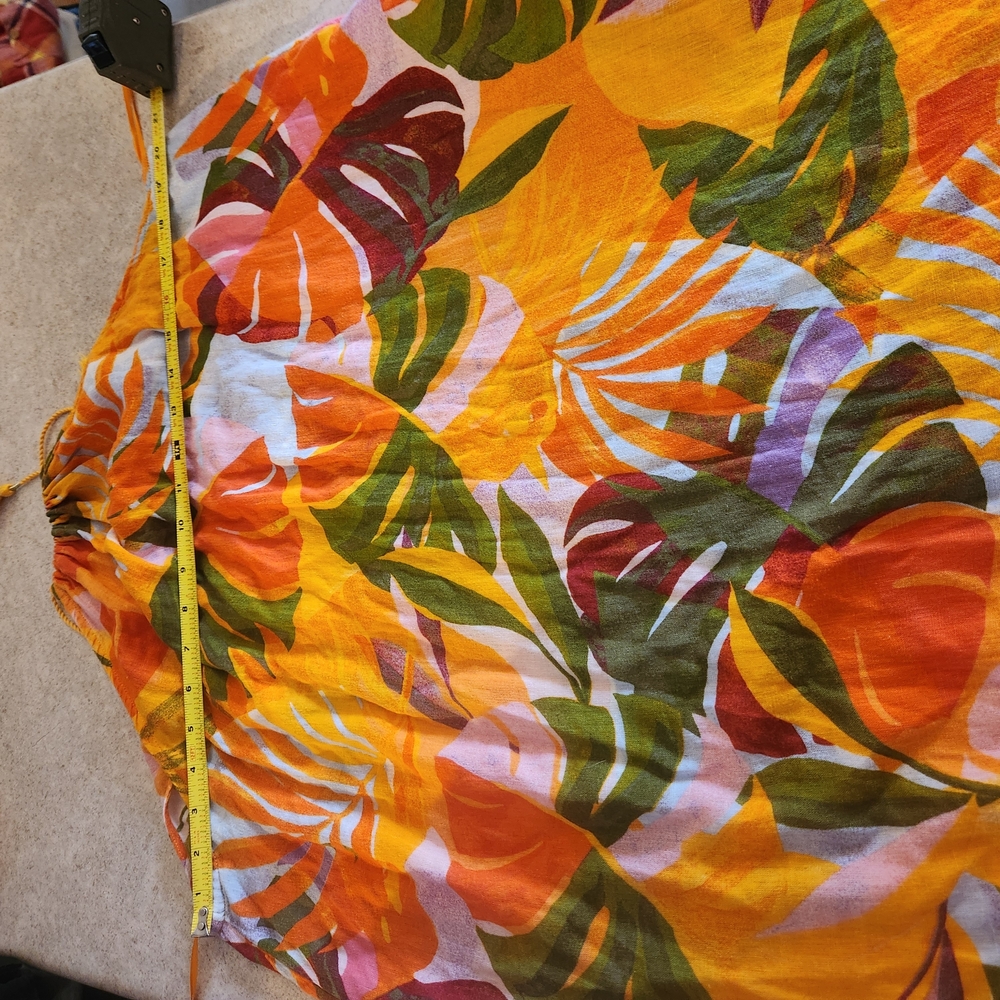 NWT California Tropical Leaf Print Midi Dress By C&C California Medium - Picture 6 of 9
